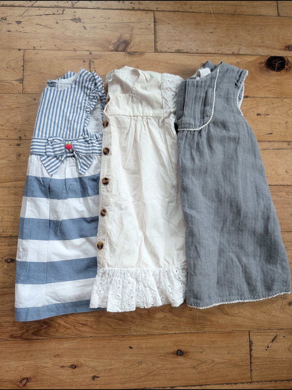12-18 Months Baby Girl Summer Dress Bundle Lot Of 3 Gymboree, H&M